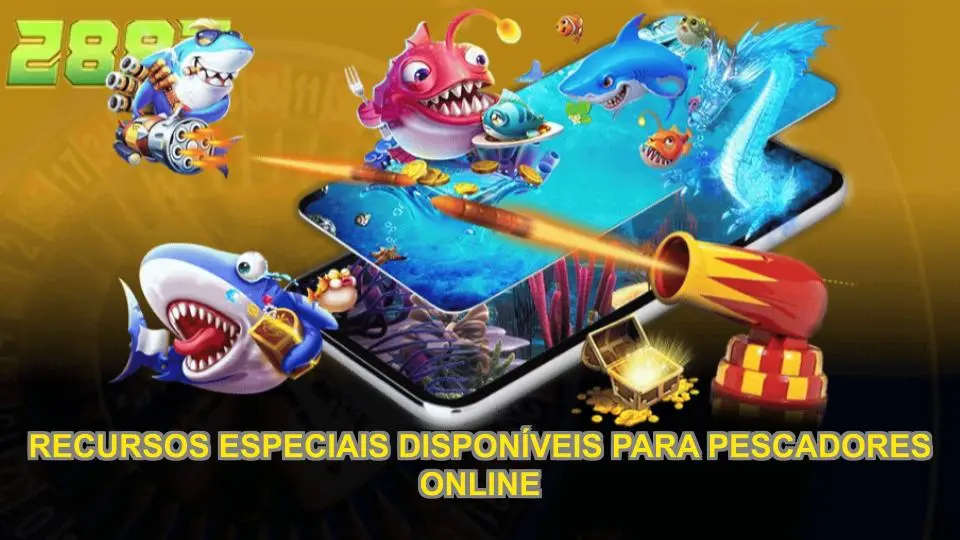 Recursos especiais disponíveis para pescadores online
