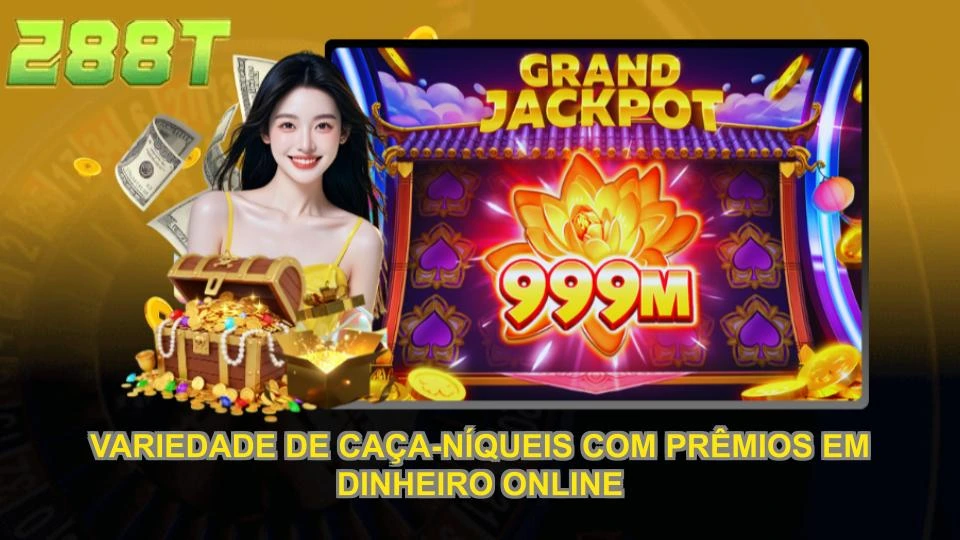 Variedade de caça-níqueis com prêmios em dinheiro online